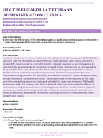 HIV TELEHEALTH in VETERANS ADMINISTRATION CLINICS