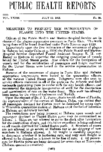 Public health reports  v 27 no 28 JULY 12 1912
