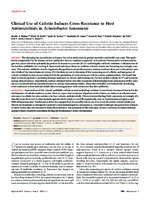 Clinical Use of Colistin Induces CrossResistance to Host Antimicrobials in Acinetobacter baumannii