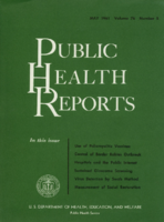 Public Health Reports  v 76 no 5 May 1961  cover