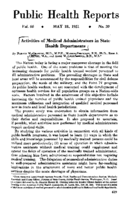 Public Health Reports  v 66 no 20 MAY 18 1951