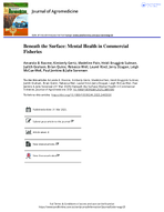 Beneath the Surface Mental Health in Commercial Fisheries