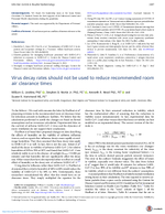 Virus Decay Rates Should Not Be Used to Reduce Recommended Room Air Clearance Times