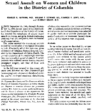 Sexual assault on women and children in the District of Columbia