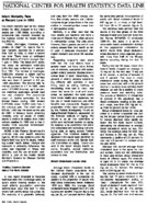 NATIONAL CENTER FOR HEALTH STATISTICS DATA LINE