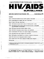 HIVAIDS Surveillance AIDS Cases Reported Through December 1988