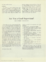 Are you a good supervisor