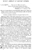 Weekly abstract of sanitary reports  v 3 no 1 January 6 1888