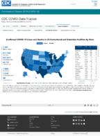 Confirmed COVID19 deaths in US correctional and detention facilities by state December 15 2020
