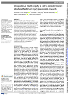 Occupational Health Equity A Call to Consider SocialStructural Factors in Injury Prevention Research