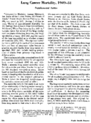 Lung cancer mortality 194951