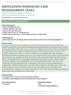 NAVIGATIONENHANCED CASE MANAGEMENT NAV