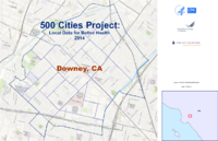 500 Cities Project Local Data for Better Health 2014 Downey CA