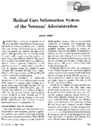 Medical Care Information System Of The Veterans Administration