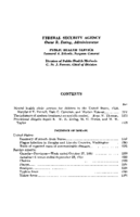 Public Health Reports  v 66 no 48  table of contents
