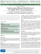 Cardiovascular Disease Risk Factors in US Adults With Vision Impairment