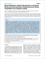 Global Distribution of Bartonella Infections in Domestic Bovine and Characterization of Bartonella bovis Strains Using MultiLocus Sequence Typing