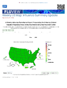 FluView Weekly US Map Influenza Summary Update