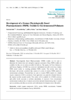 Development of a Human Physiologically Based Pharmacokinetic PBPK Toolkit for Environmental Pollutants