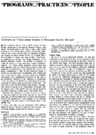 PROGRAMS PRACTICES PEOPLE