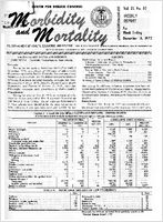 Morbidity and Mortality Weekly Report Vol 21 No 50 week ending December 16 1972