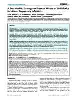 A Sustainable Strategy to Prevent Misuse of Antibiotics for Acute Respiratory Infections