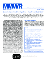 MMWR Morbidity and Mortality Weekly Report Vol 64 No 3 January 30 2015