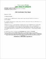 HAN Coordinators daily report  September 19 2001