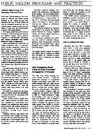 PUBLIC HEALTH PROGRAMS AND PRACTICES