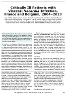 Critically Ill Patients with Visceral Nocardia Infection France and Belgium 20042023