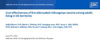 Costeffectiveness of live attenuated chikungunya vaccine among adults living in US territories