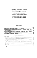 Public Health Reports  v 66 no 23  table of contents