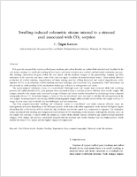 SwellingInduced Volumetric Strains Internal to a Stressed Coal Associated with CO2 Sorption