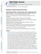 Statement on National WorkLife Priorities