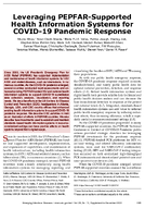 Leveraging PEPFARSupported Health Information Systems for COVID19 Pandemic Response