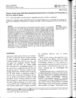 Factors Associated with Musculoskeletal Discomfort in Farmers and Ranchers in the US Central States