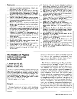 The relation of physical activity and exercise to mental health