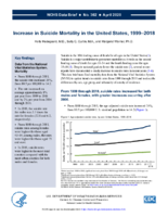 Increase in suicide mortality in the United States 19992018