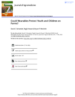 Could Wearables Protect Youth and Children on Farms