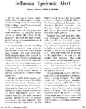 Influenza epidemic alert