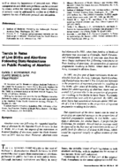 Trends in rates of live births and abortions following state restrictions on public funding of abortion
