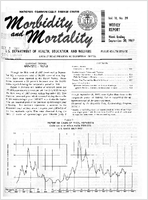 Morbidity and Mortality Weekly Report Vol 16 No 39 week ending September 30 1967