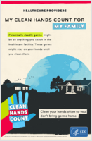 My Clean Hands Count for My Family 1page poster