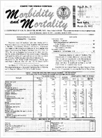 Morbidity and Mortality Weekly Report Vol 21 No 12 week ending March 24 1972