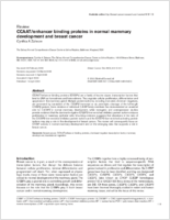 CCAATenhancer binding proteins in normal mammary development and breast cancer
