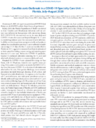 Candida auris Outbreak in a COVID19 Specialty Care Unit  Florida JulyAugust 2020