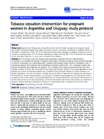 Tobacco cessation intervention for pregnant women in Argentina and Uruguay study protocol