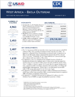 West Africa  Ebola Outbreak Fact Sheet 6 Fiscal Year FY 2014