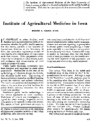 Institute of Agricultural Medicine in Iowa