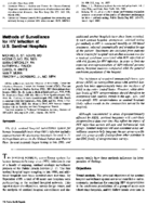 Methods Of Surveillance For HIV Infection At Us Sentinel Hospitals